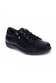 Scholl Wombat Zip Sneaker - Black